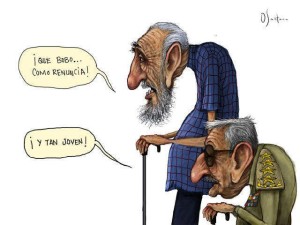 Fidel Castro démission du pape Benoit